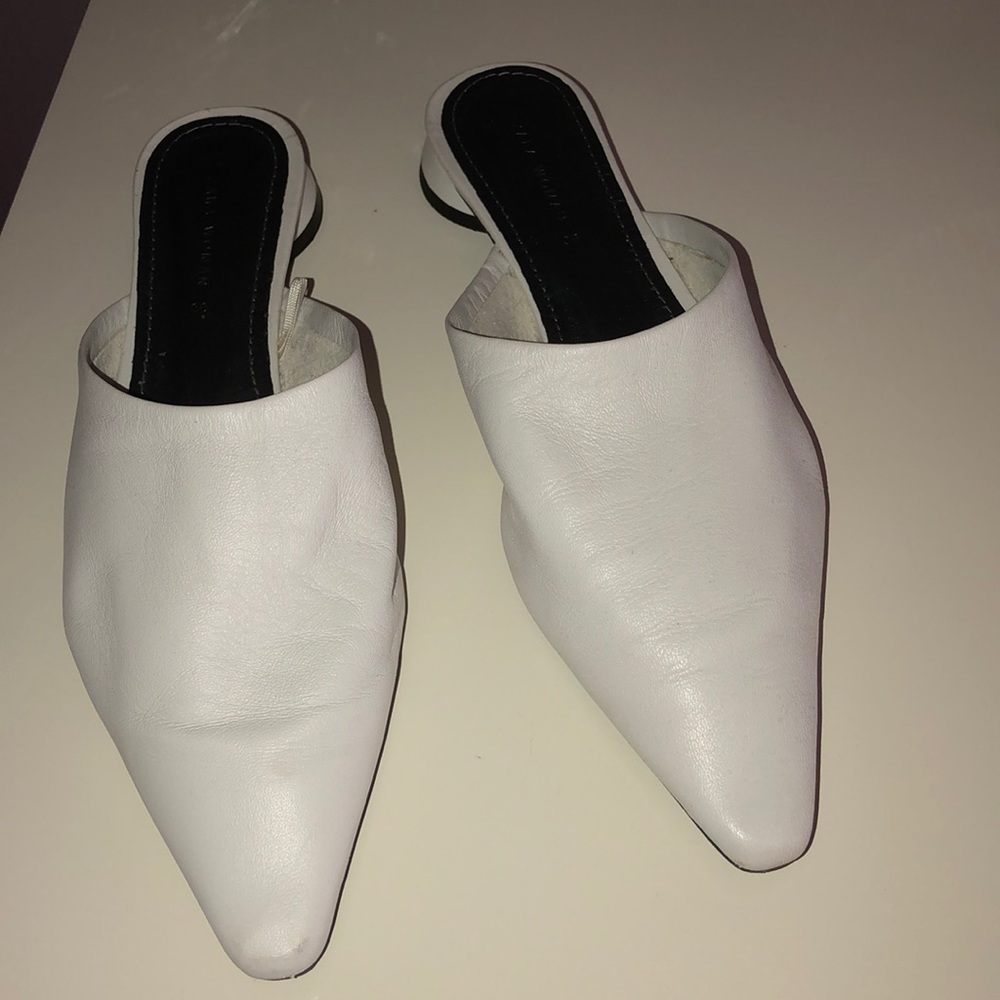 ZARA WHITE FLATS
